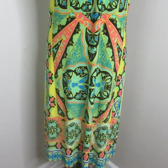 Madison Dress M Sleeveless Bright Print - Picture 7 of 12